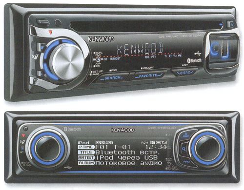 Два новых многоформатных ресивера Kenwood KDC-BT6544U и KDC-BT8044U