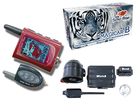 Автосигнализация с 2-ух стороней связью Scher-Khan Magicar B Scher-Khan Magicar B. Технические характеристики Magicar B.