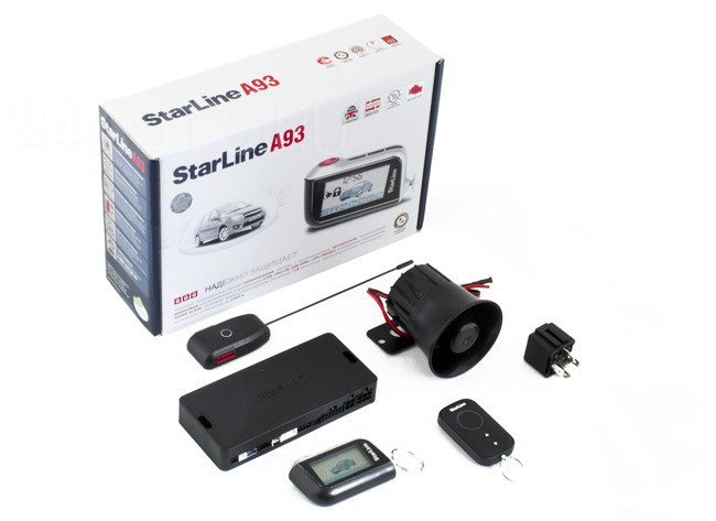 Автосигнализация с 2-ух стороней связью и автозапуском StarLine A93 StarLine A93. Технические характеристики A93.