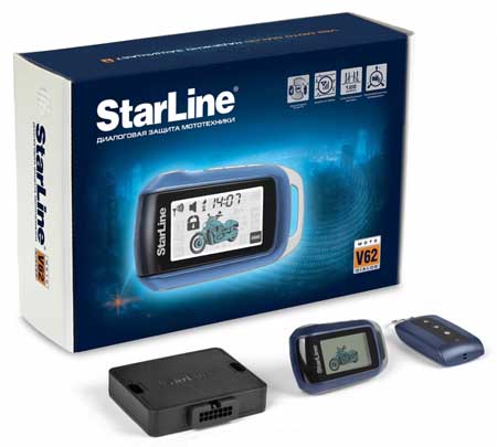 Мотосигнализация StarLine Moto V62 StarLine Moto V62. Технические характеристики Moto V62.