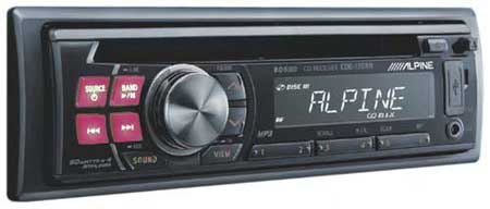 Магнитола Alpine CDE-130RR Магнитола Alpine CDE-130RR