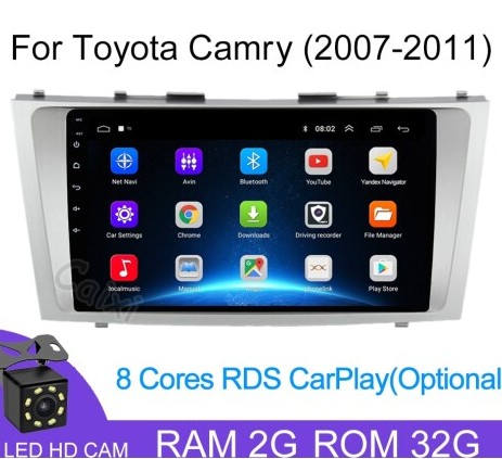 Магнитола Android 1G-16G Toyota Camry 2006-2011 Магнитола Android 1G-16G Toyota Camry 2006-2011