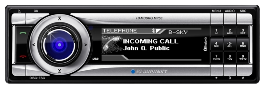 Магнитола Blaupunkt Hamburg MP68 Магнитола Blaupunkt Hamburg MP68