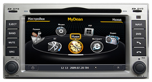 Магнитола MyDean 1008 (Hyundai Santa Fe -2012) Магнитола MyDean 1008 (Hyundai Santa Fe -2012)