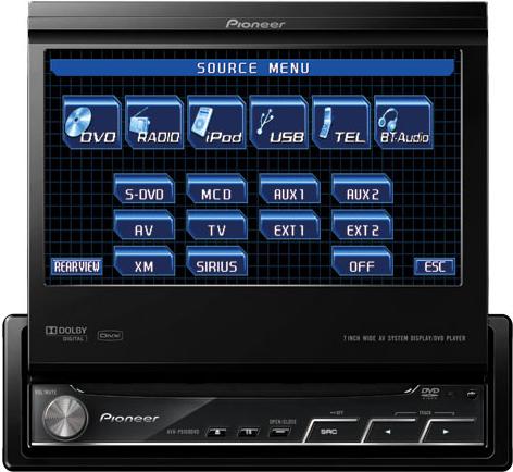 Магнитола Pioneer AVH-P5100DVD Магнитола Pioneer AVH-P5100DVD
