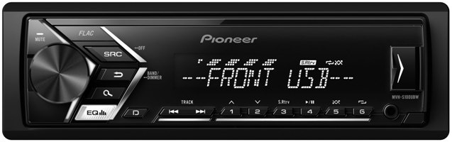 Магнитола Pioneer MVH-S100UBW Магнитола Pioneer MVH-S100UBW
