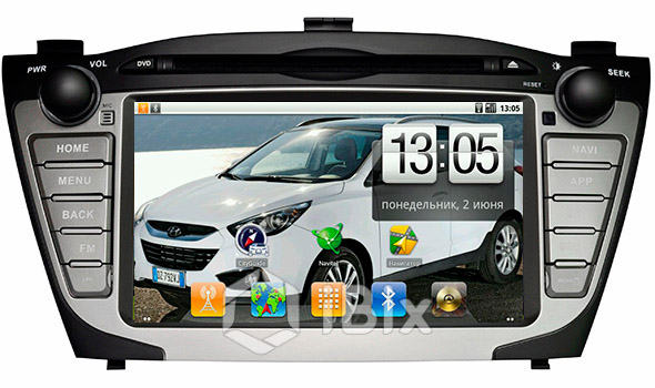 Магнитола iBix Hyundai ix35 Магнитола iBix Hyundai ix35