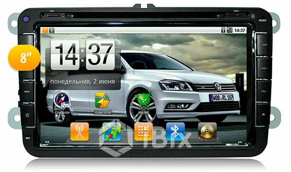 Магнитола iBix VW Passat B6 Магнитола iBix VW Passat B6