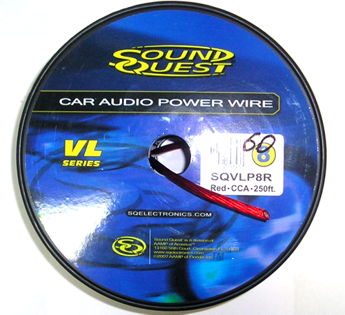 Провода для установки усилителя Sound Quest 8 Ga