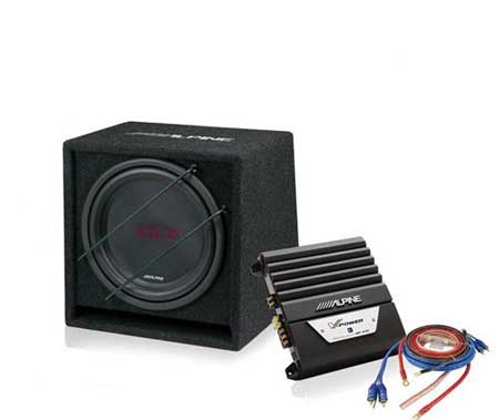 Автомобильный сабвуфер Alpine SBG-12KIT Автомобильный сабвуфер Alpine SBG-12KIT